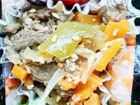 お弁当に!プルコギ風重ね煮